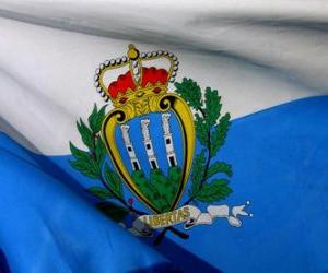 Układanka Flaga San Marino