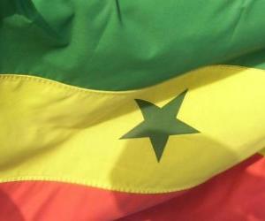 Układanka Flaga Senegalu