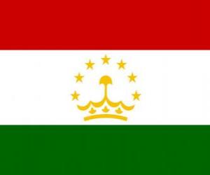 Układanka Flaga Tadżykistanu