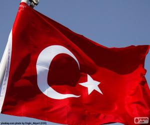 Układanka Flaga Turcji