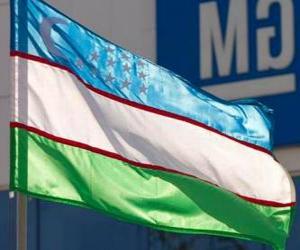 Układanka Flaga Uzbekistanu