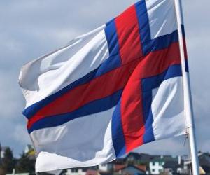 Układanka Flaga Wysp Owczych