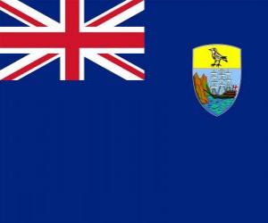 Układanka Flaga Wyspa Świętej Heleny