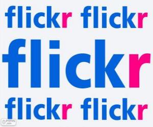 Układanka Flickr logo