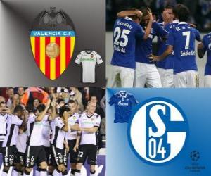 Układanka FLiga Mistrzów mecze ósmej 2010-11, Valencia CF - FC Schalke 04