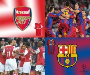 Układanka FLiga Mistrzów mecze ósmej 2010-11, Arsenal FC - FC Barcelona