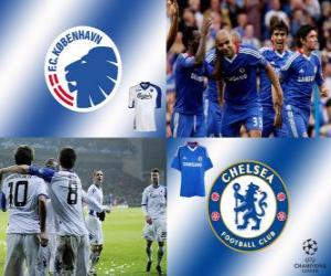 Układanka FLiga Mistrzów mecze ósmej 2010-11, FC København - Chelsea FC