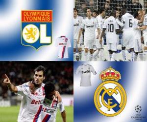 Układanka FLiga Mistrzów mecze ósmej 2010-11, Olympique Lyon - Real Madrid CF