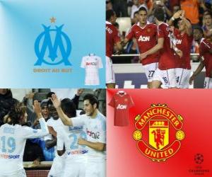 Układanka FLiga Mistrzów mecze ósmej 2010-11, Olympique de Marseille - Manchester United