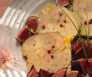 Układanka Foie gras z figami