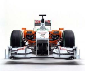 Układanka Force India VJM03 przodu