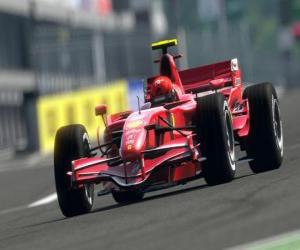 Układanka Formula One F1 lub wóz