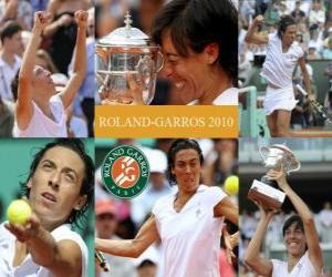 Układanka Francesca Schiavone mistrzyni Roland Garros 2010