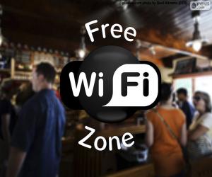 Układanka Free wifi zone