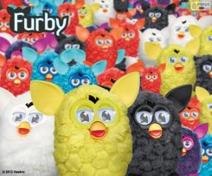 Układanka Furbys, zabawki elektroniczne