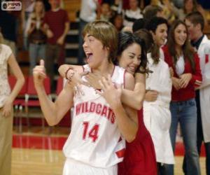 Układanka Gabriella Montez obejmuje Troy Bolton