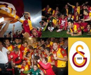 Układanka Galatasaray SK, mistrz Super Lig 2011-2012, Turcja Football League