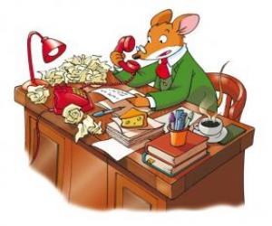 Układanka Geronimo Stilton, dyrektor gazety