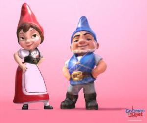 Układanka Gnomeo i Julia, bohaterów filmu opartego na Szekspira Romeo i Julia