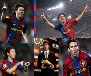 Układanka Golden Boot 2009-10 Leo Messi (ARG) FC Barcelona