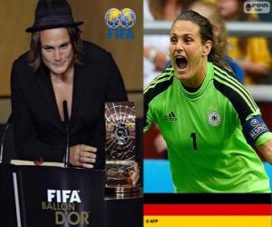 Układanka Gracz Świata FIFA kobiet 2013 roku zwycięzcy Nadine Angerer