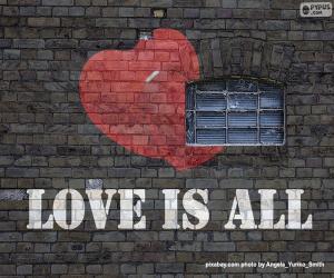 Układanka Graffiti miłość jest wszystkim