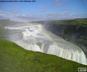 Układanka Gullfoss, Islandia