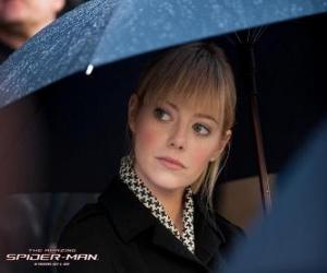 Układanka Gwen Stacy na pogrzebie jego ojciec