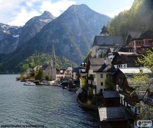 Układanka Hallstatt, Austria