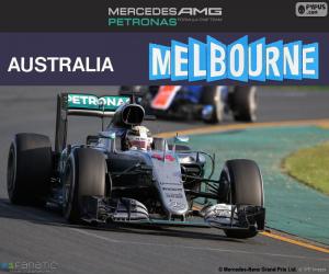 Układanka Hamilton G.P Australia 2016