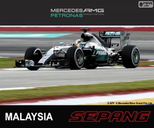 Układanka Hamilton GP Malezji 2015
