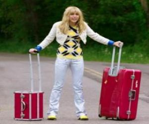 Układanka Hannah Montana z walizki