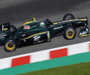 Układanka Heikki Kovalainen - Lotus - Spa-Francorchamps 2010