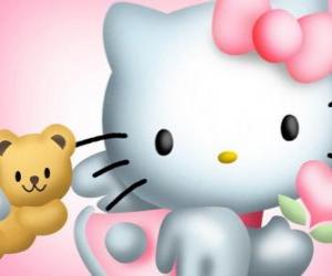 Układanka Hello Kitty z nią Miś Tiny Chum