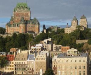 Układanka Historyczne powiecie Old Quebec, Kanada