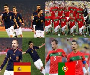 Układanka Hiszpania - Portugalia, mecze ósmej, RPA 2010