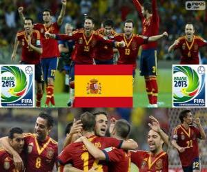 Układanka Hiszpania Puchar Konfederacji w piłce nożnej 2013