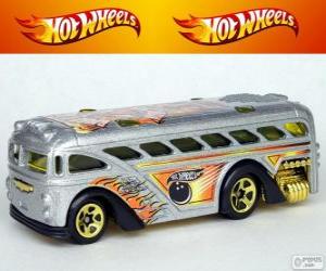 Układanka Hot Wheels autobus