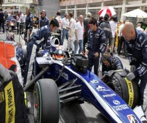 Układanka Hülkenberg Nico - Williams - Monte-Carlo 2010