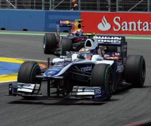 Układanka Hülkenberg Nico - Williams - Valencia 2010