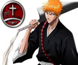 Układanka Ichigo Kurosaki jest głównym bohaterem Bleach