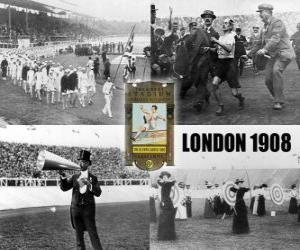 Układanka Igrzyskach olimpijskich Londyn 1908