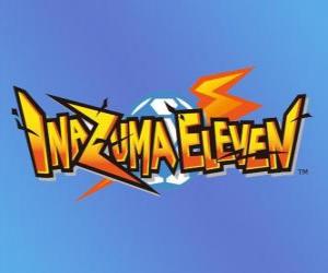 Układanka Inazuma Eleven logo. Gier wideo Nintendo i manga anime