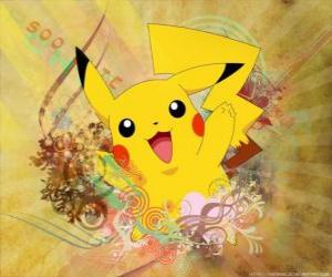 Układanka It&#039;s Pokémon myszy żółty, elektryczne typu.