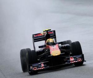 Układanka Jaime Alguersuari - Toro Rosso - Szanghaj 2010