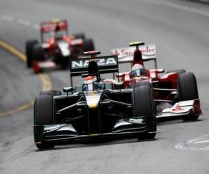 Układanka Jarno Trulli - Lotus - Monte-Carlo 2010