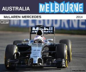 Układanka Jenson Button - McLaren - Grand Prix Australia 2014, 3 sklasyfikowane