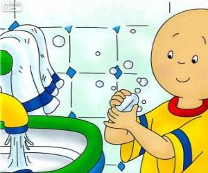 Układanka Kajtuś myje ręce