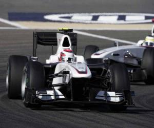 Układanka Kamui Kobayashi - BMW Sauber - Bahrajn 2010