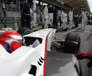 Układanka Kamui Kobayashi BMW Sauber - - Sepang 2010